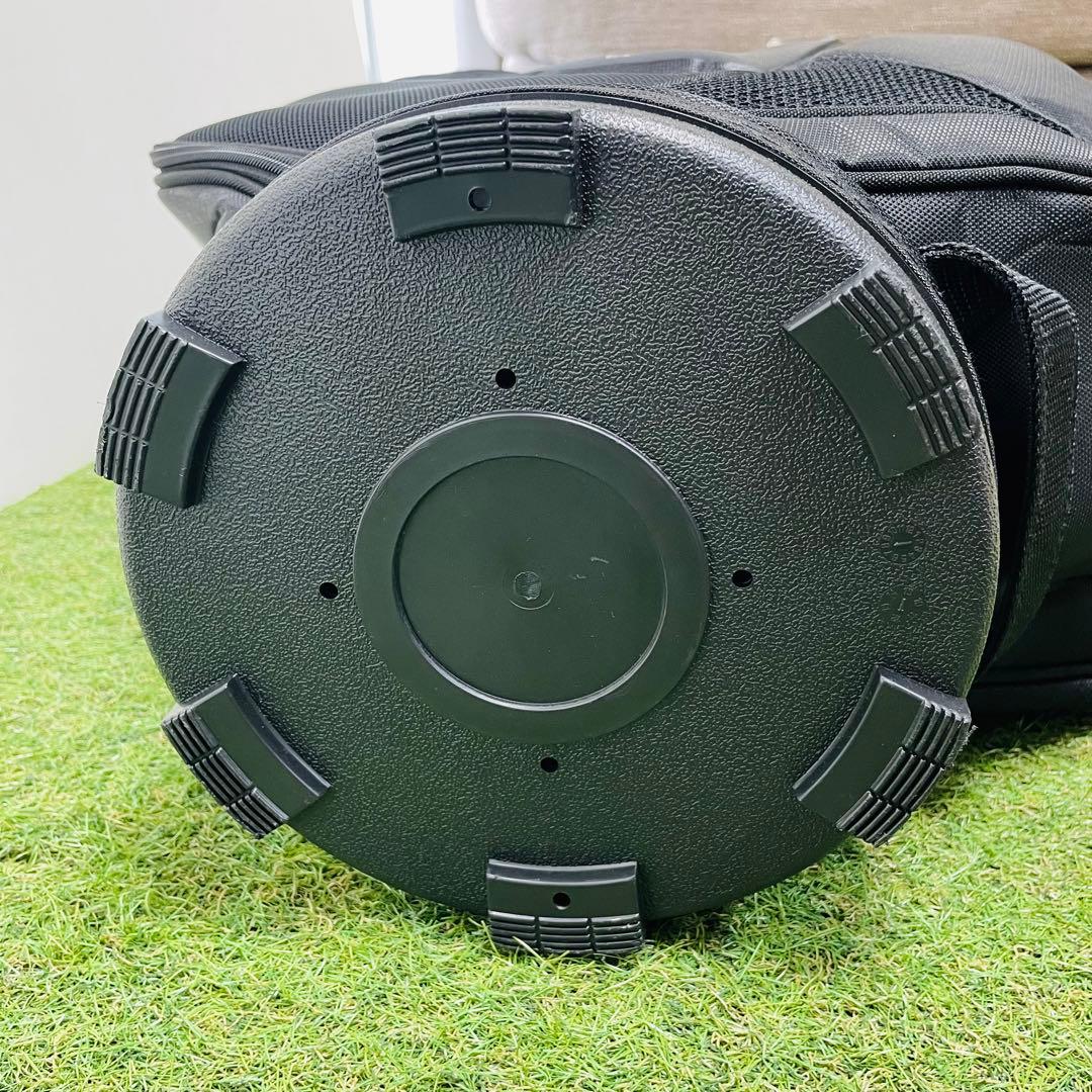 NIKE キャディバッグ ブラック/レッド ゴルフ 黒色