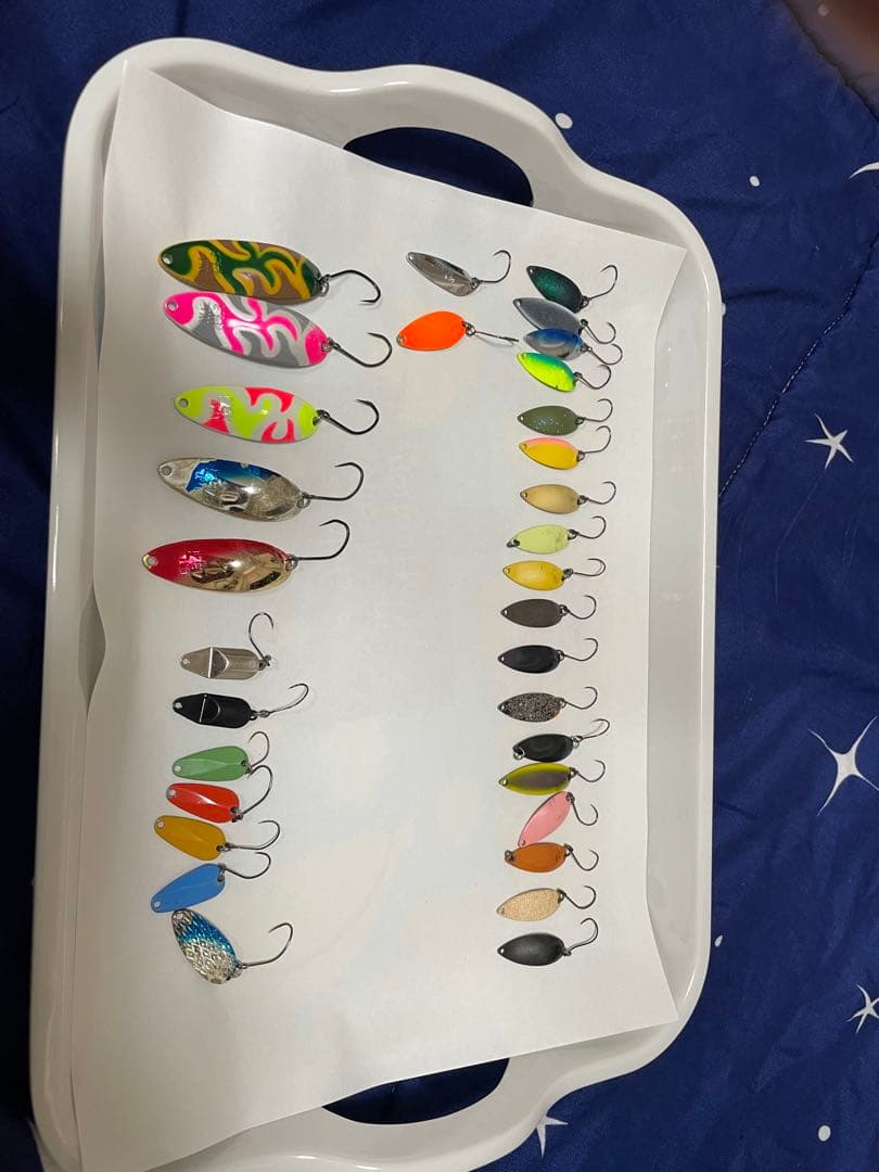 管釣用　ケースとルアーセット