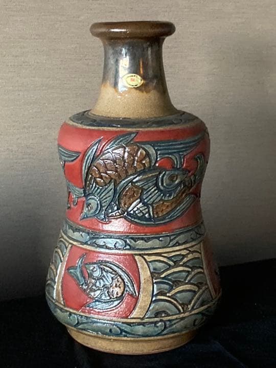 小橋川清正・嘉瓶／36cm・やちむん・壺屋・琉球