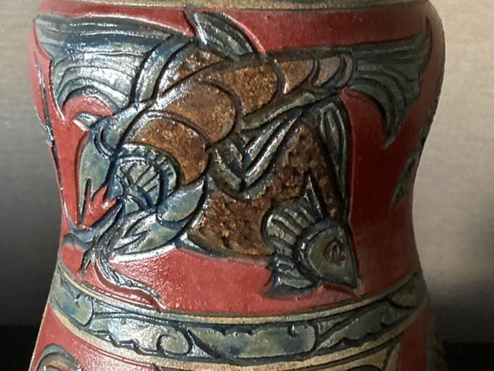 小橋川清正・嘉瓶／36cm・やちむん・壺屋・琉球