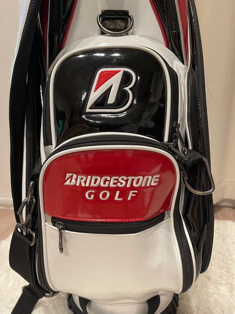 ブリヂストンゴルフ　プロレプリカ　総エナメルモデル　キャディバッグ 9.5インチ