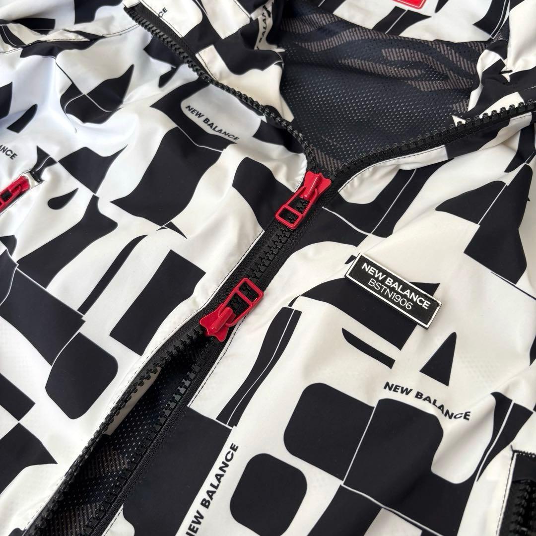 New Balance Golf 撥水防寒 フーディジャケット 総柄