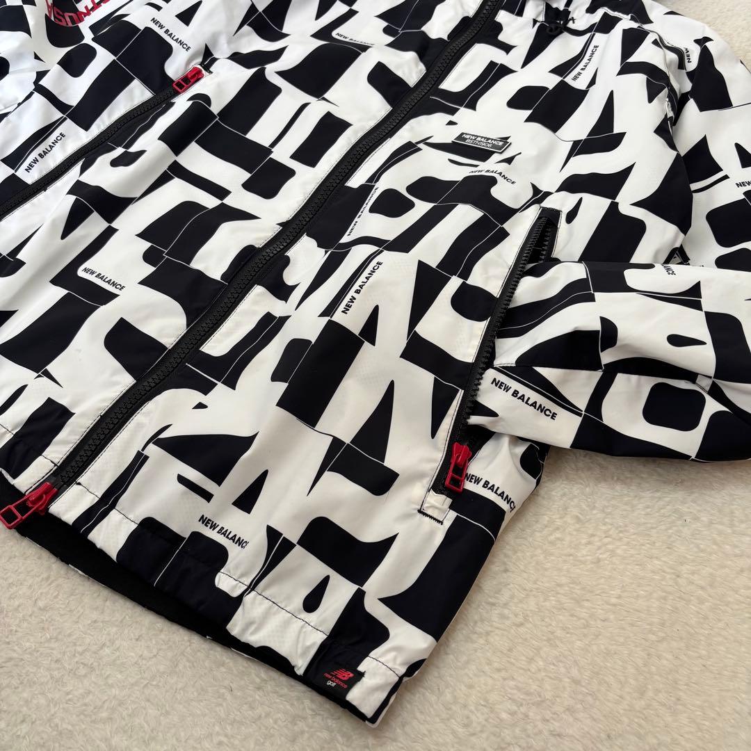 New Balance Golf 撥水防寒 フーディジャケット 総柄