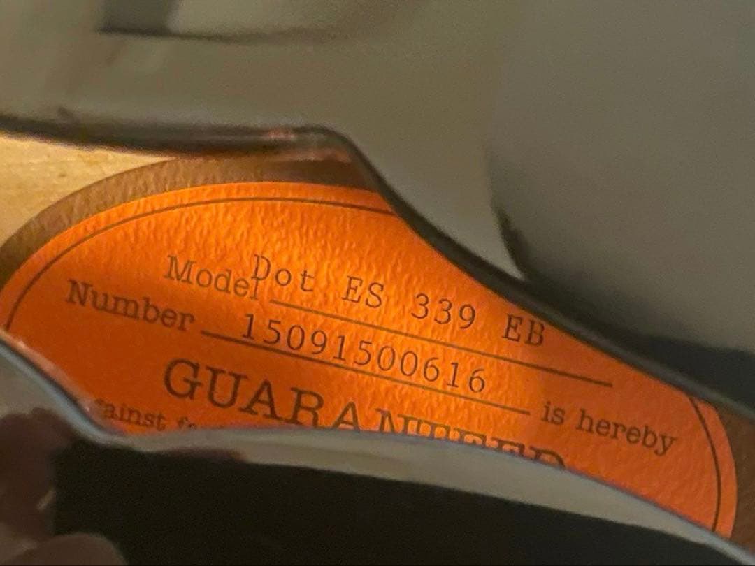 Epiphone ES-339 Ebony　送料込み　ギグバッグ付