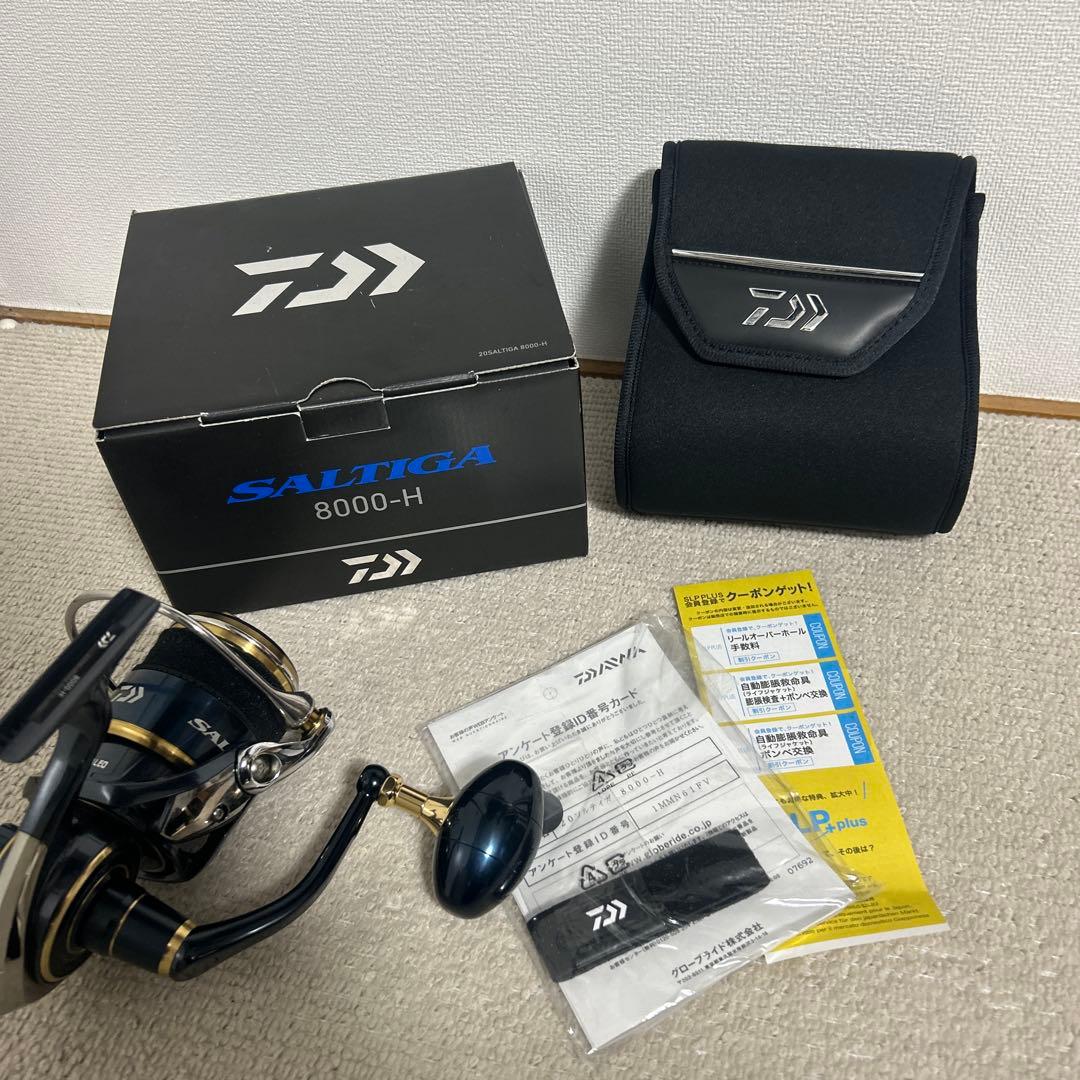 ❣️20SALTIGA 8000-Hスピニングリール 美品❗️PE5号付き