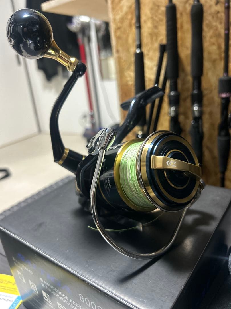 ❣️20SALTIGA 8000-Hスピニングリール 美品❗️PE5号付き