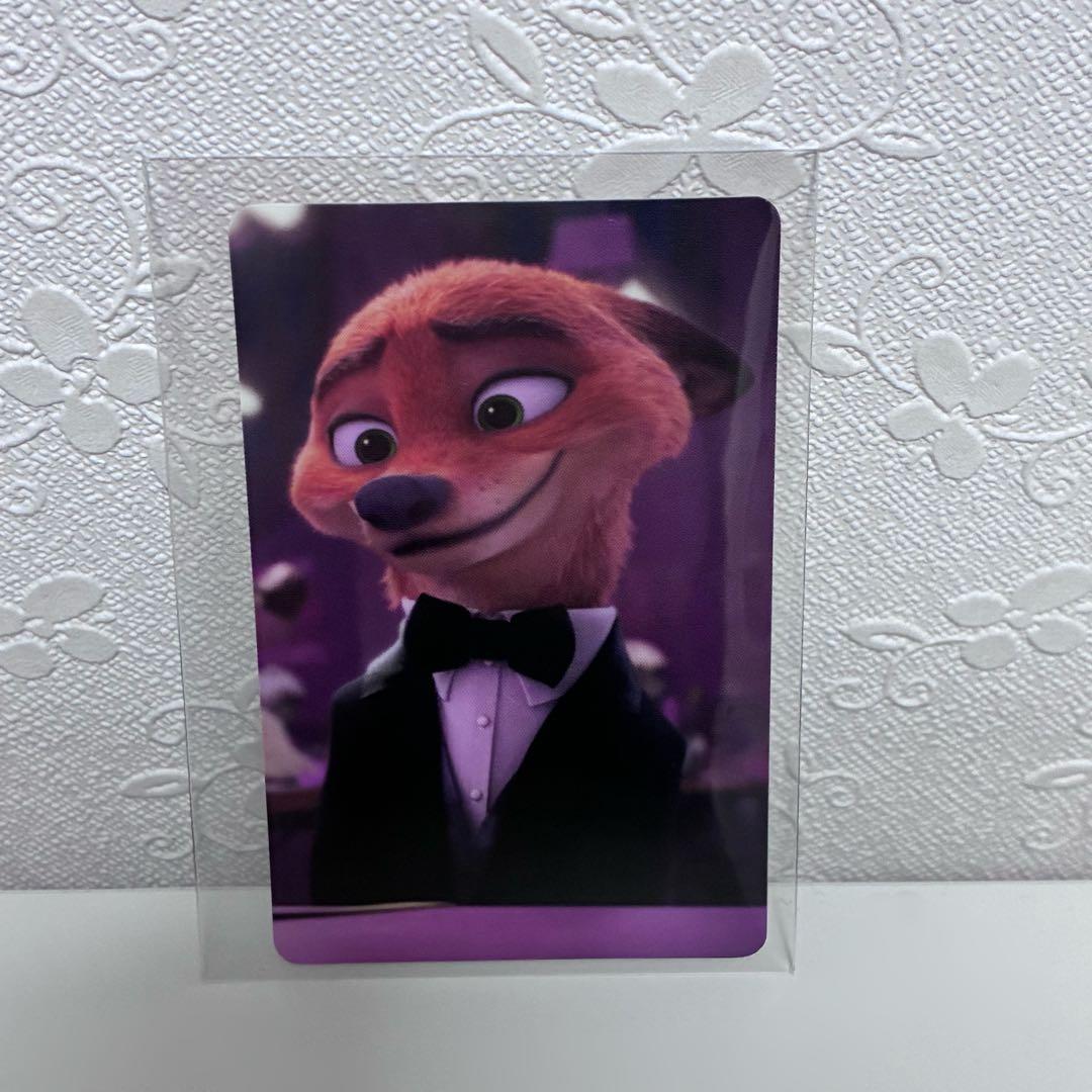 ズートピア2 オーマイカフェ 予約特典 コレクションカード ニック