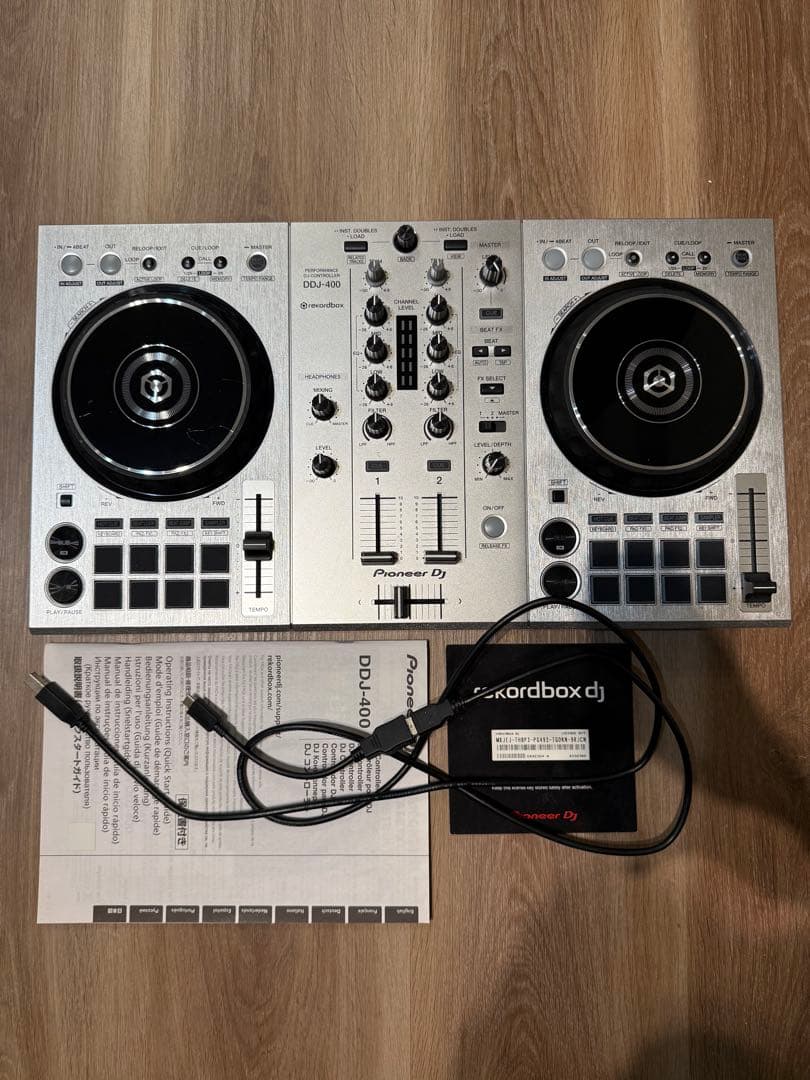 Pioneer DDJ4 djコントローラー　silver