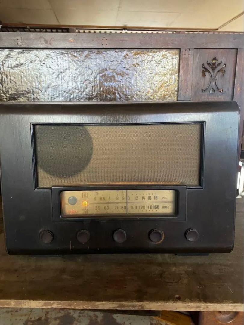 日本コロムビア製 Columbia 真空管ラジオ RA-63 通電確認済み