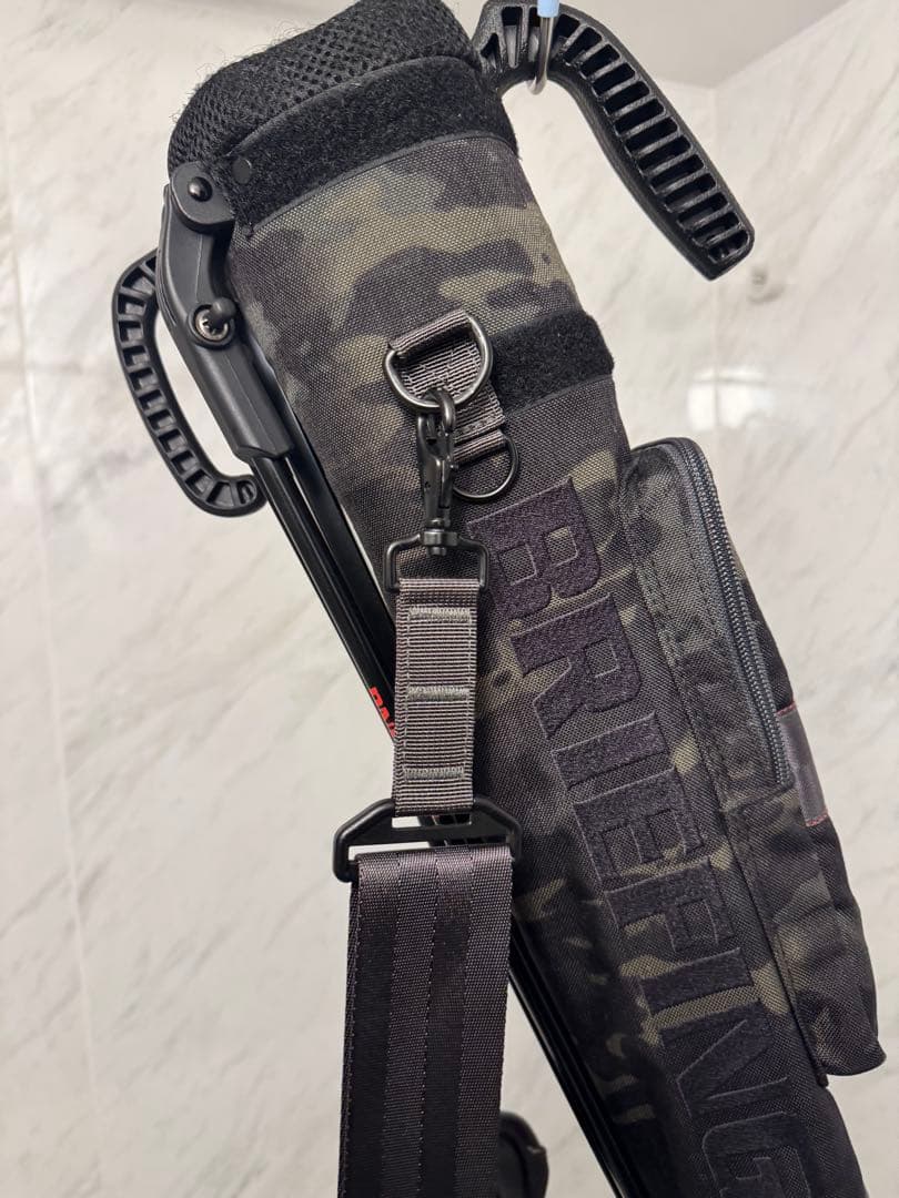 BRIEFING ゴルフバッグ セルフスタンド　カモフラージュ　ブラック