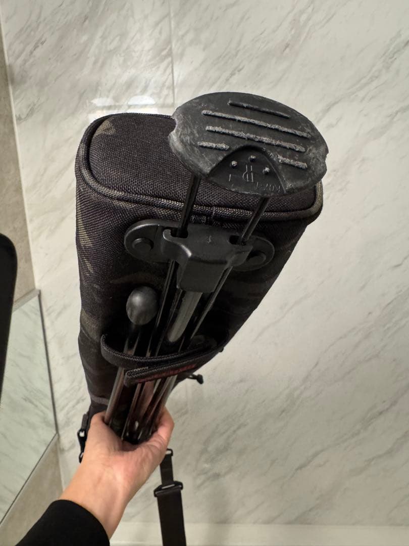 BRIEFING ゴルフバッグ セルフスタンド　カモフラージュ　ブラック