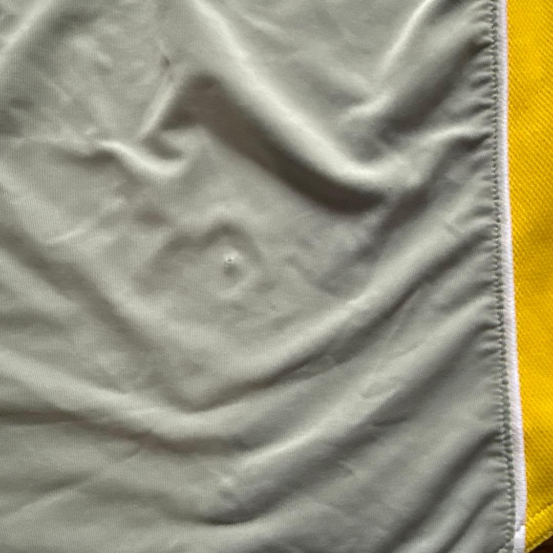 ATHLETA シャツ グレー/ネイビー/イエロー