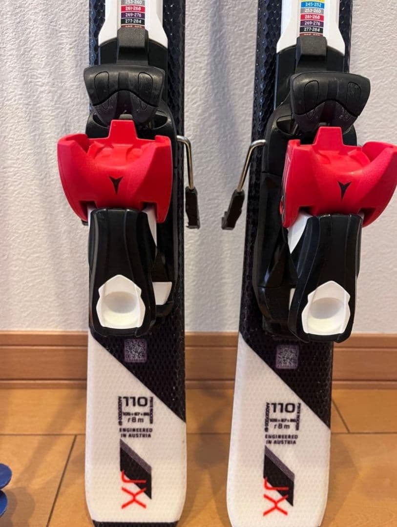 ATOMIC アルペンスキー バインディング・ポール付き　110cm