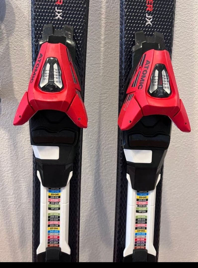 ATOMIC アルペンスキー バインディング・ポール付き　110cm