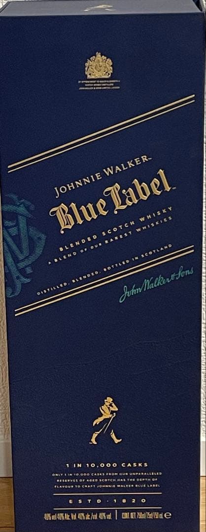 JOHNNIE WALKERジョニーウォーカーブルーラベル750ml