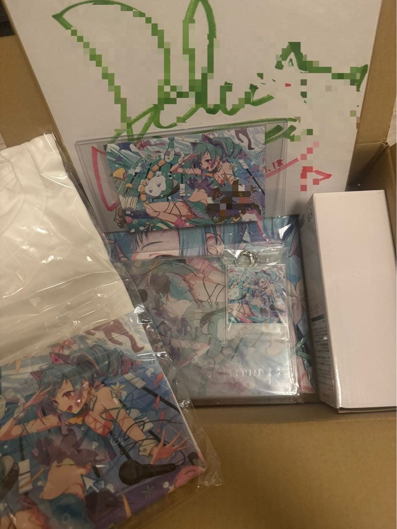 デルタヤ　DELUTAYA直筆サイン色紙&リリース記念セット/ ホロライブ