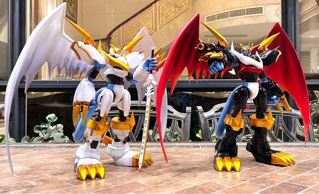 インペリアルドラモン  2体セット(黒と白) フィギュア ガレージキット T1