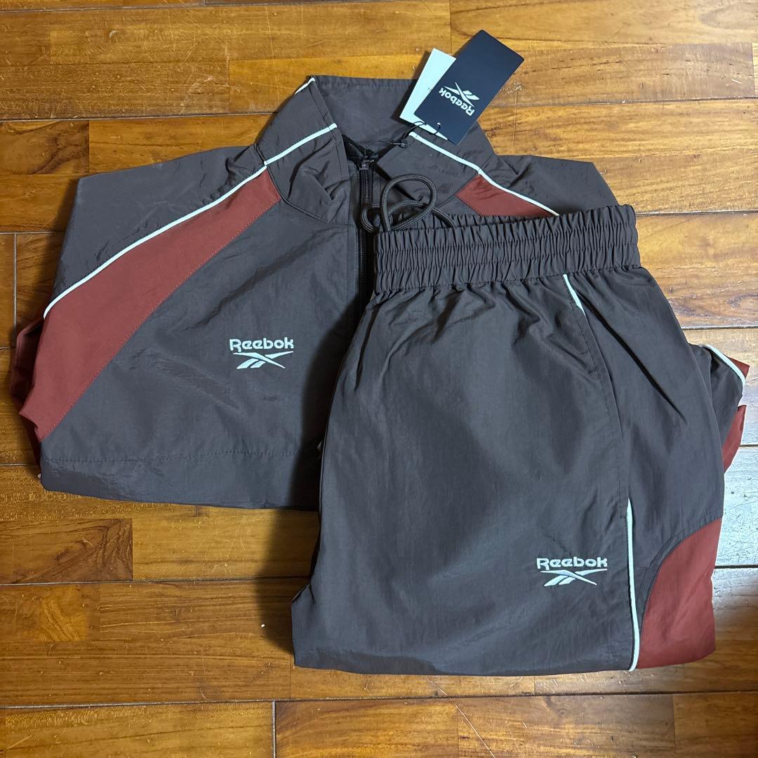 Reebok ジャージ上下セット ブラウン/レッド
