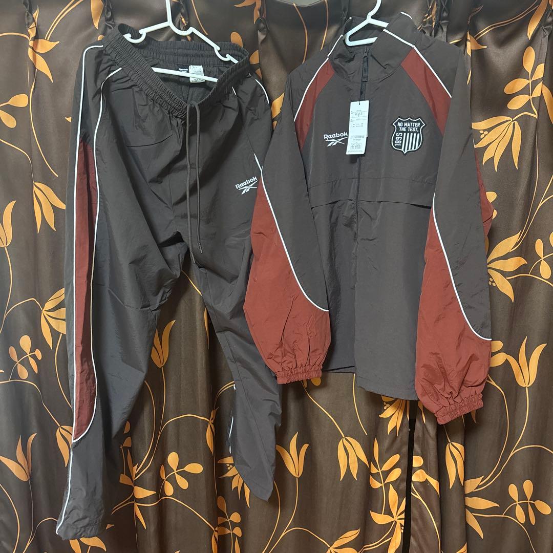 Reebok ジャージ上下セット ブラウン/レッド