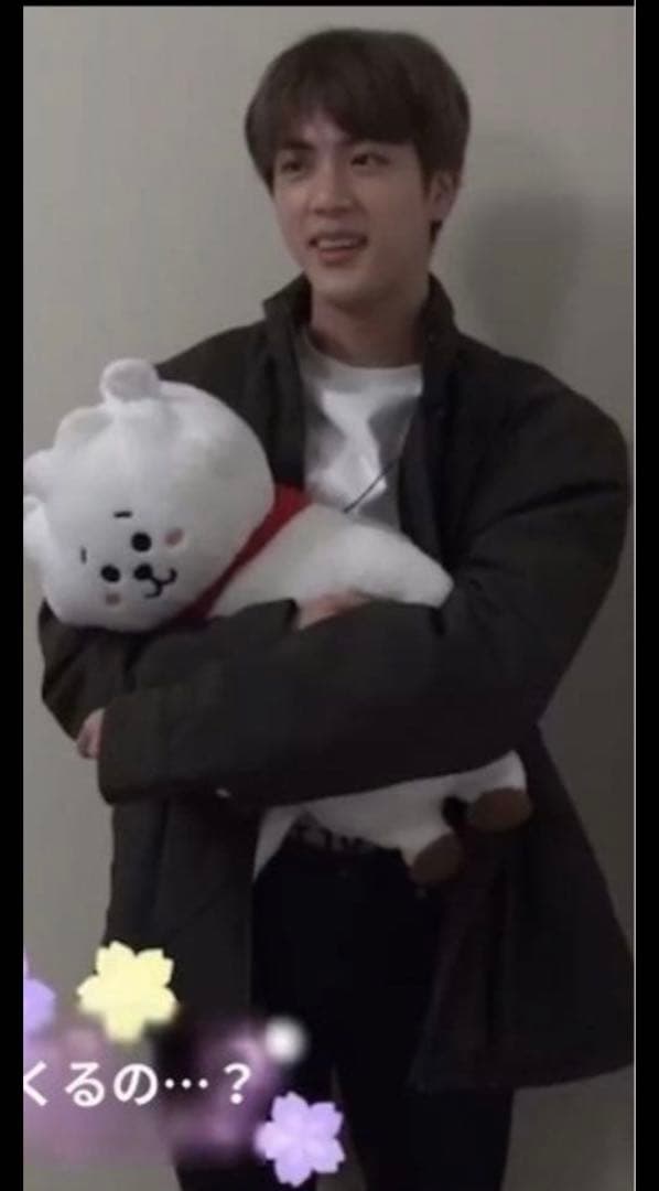 BTS BT21 RJ ジン ジャンボ スタンディングドール