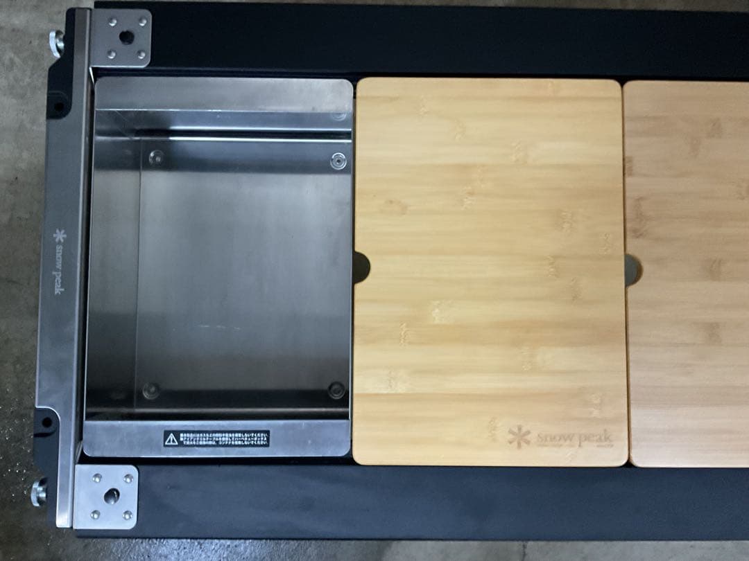 廃盤品 ステンボックス １ユニット ＆ 新品 ステンレストレー スノーピーク