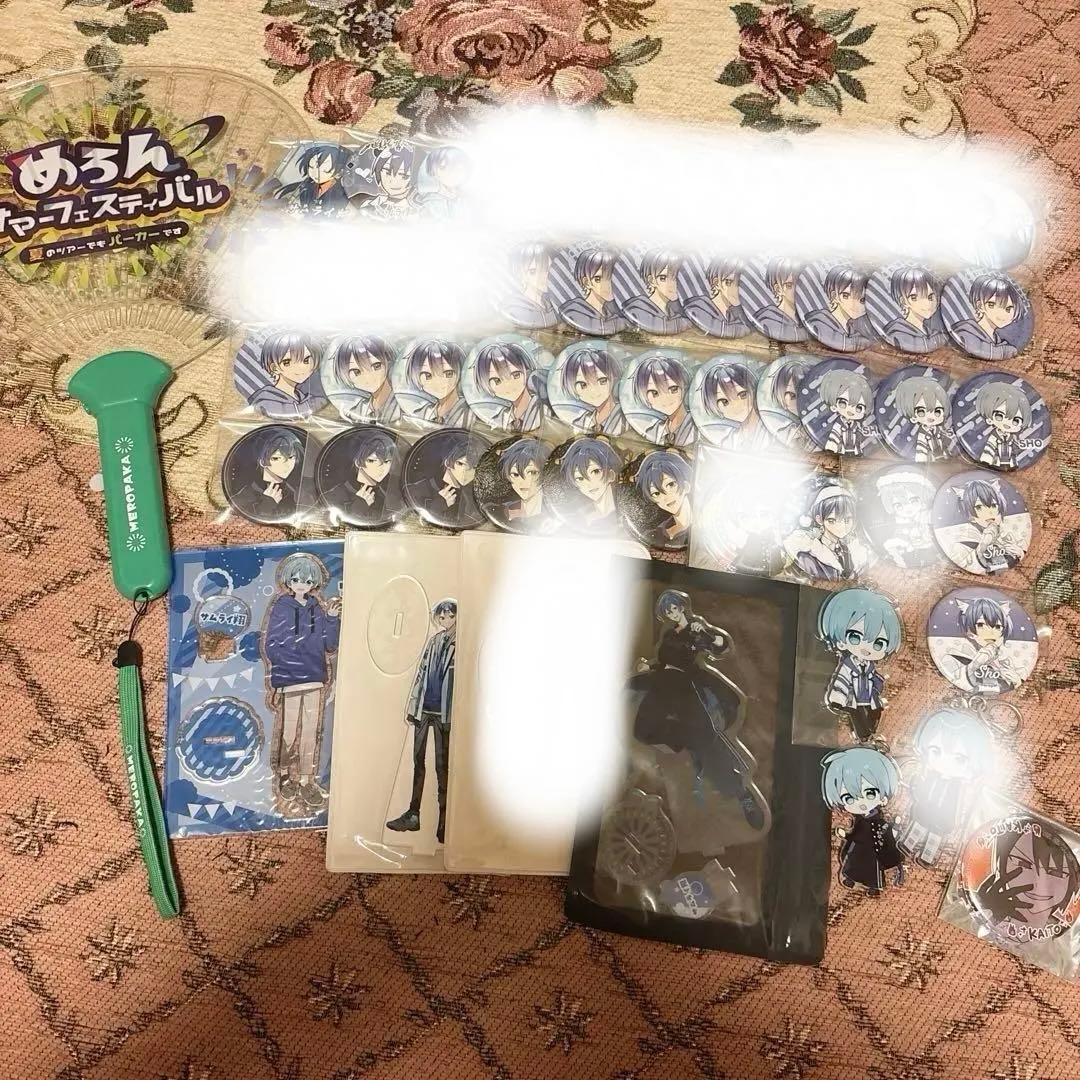 めろんぱーかー めろぱか サムライ翔 缶バッジ アクリルスタンド まとめ売り