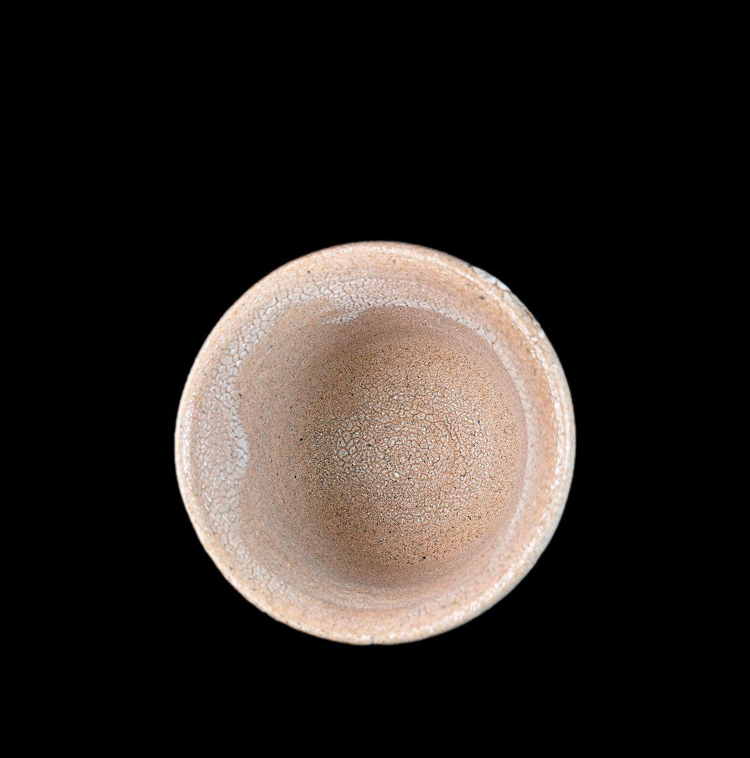 ■巨匠 西岡小十 絵唐津ぐい呑 『唐津焼の神様』 共箱、共布、栞、付属品全揃い