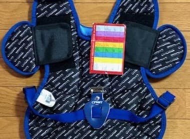 新品★子供用☆アメリカ国内限定発売★ローリングス☆キャッチャープロテクター☆青