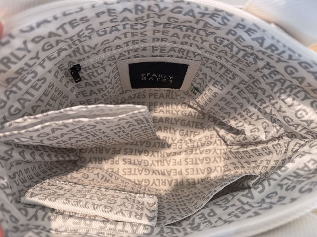 【新品未使用】PEARLY GATES パーリゲイツゴルフカートバッグ ホワイト