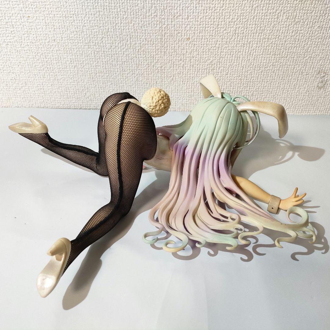 ☆　ノーゲーム・ノーライフフィギュア　1/4　白　シロ　バニー　耳取れ有り　☆
