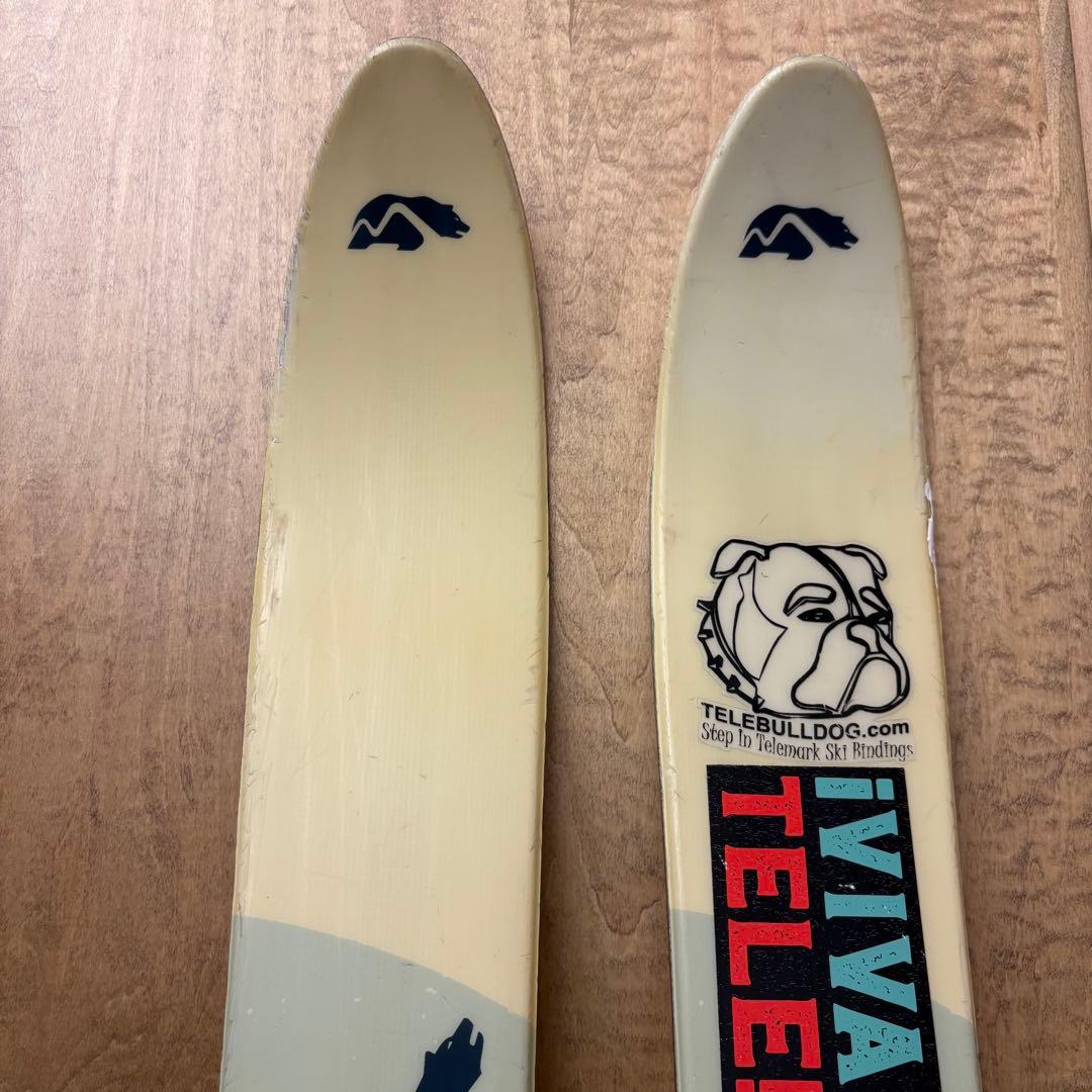 テレマーク軽量セット(ステップソール+3ピン+シール+クランポン) 175cm