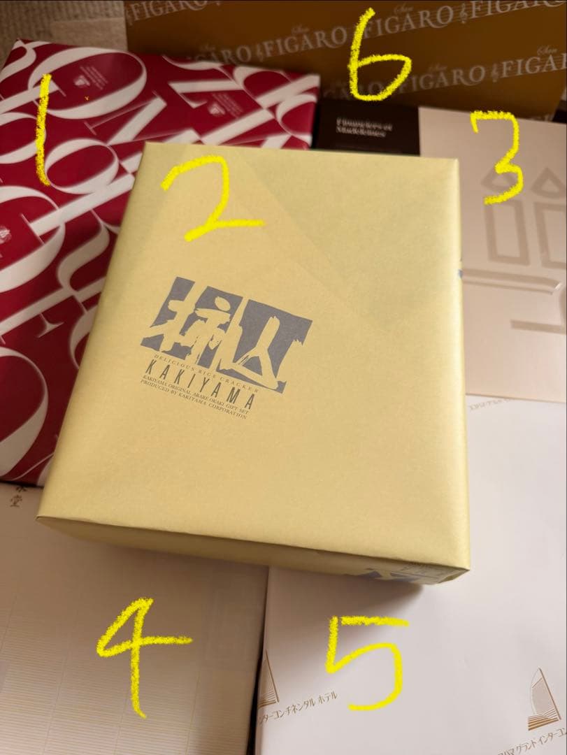 お菓子８箱セット　中村屋　アンリシャルパンティエ　　柿山　モロゾフ