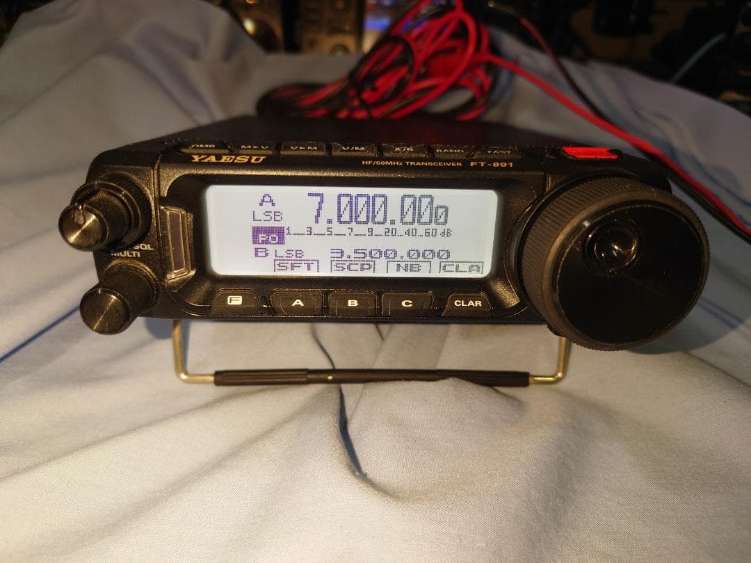 ブ*ン様 FT-891S 電源コード/マイク（社外）/アングル類付き（説明書付け