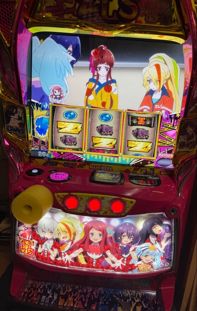 h*3様 LスロットゾンビランドサガＡ1 メインパネル　スマスロ　実機　家庭用