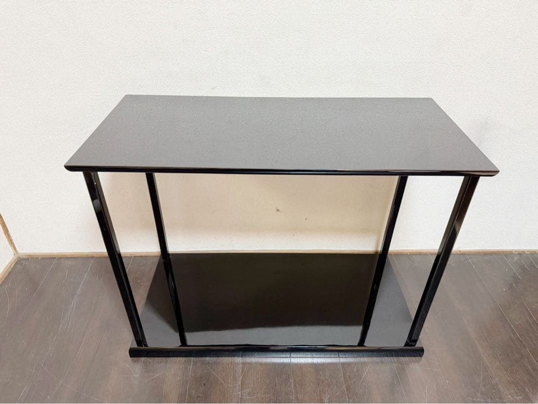 未使用 茶道具 一清作 輪島塗 真台子 稻忠漆芸棠謹製 組み立式 飾棚 共箱