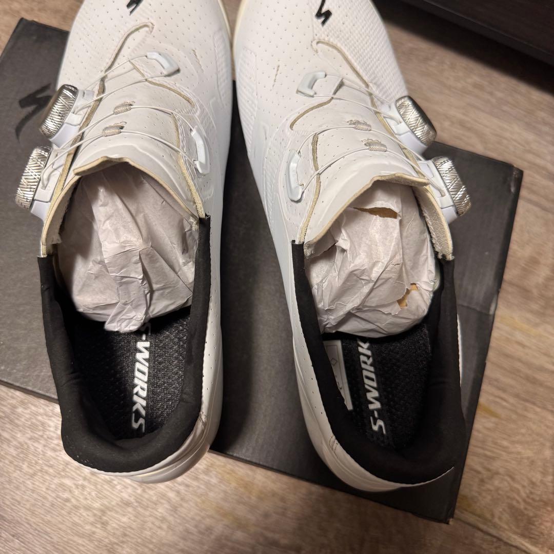 スペシャライズド　S-WORKS TORCH ホワイト　42.5