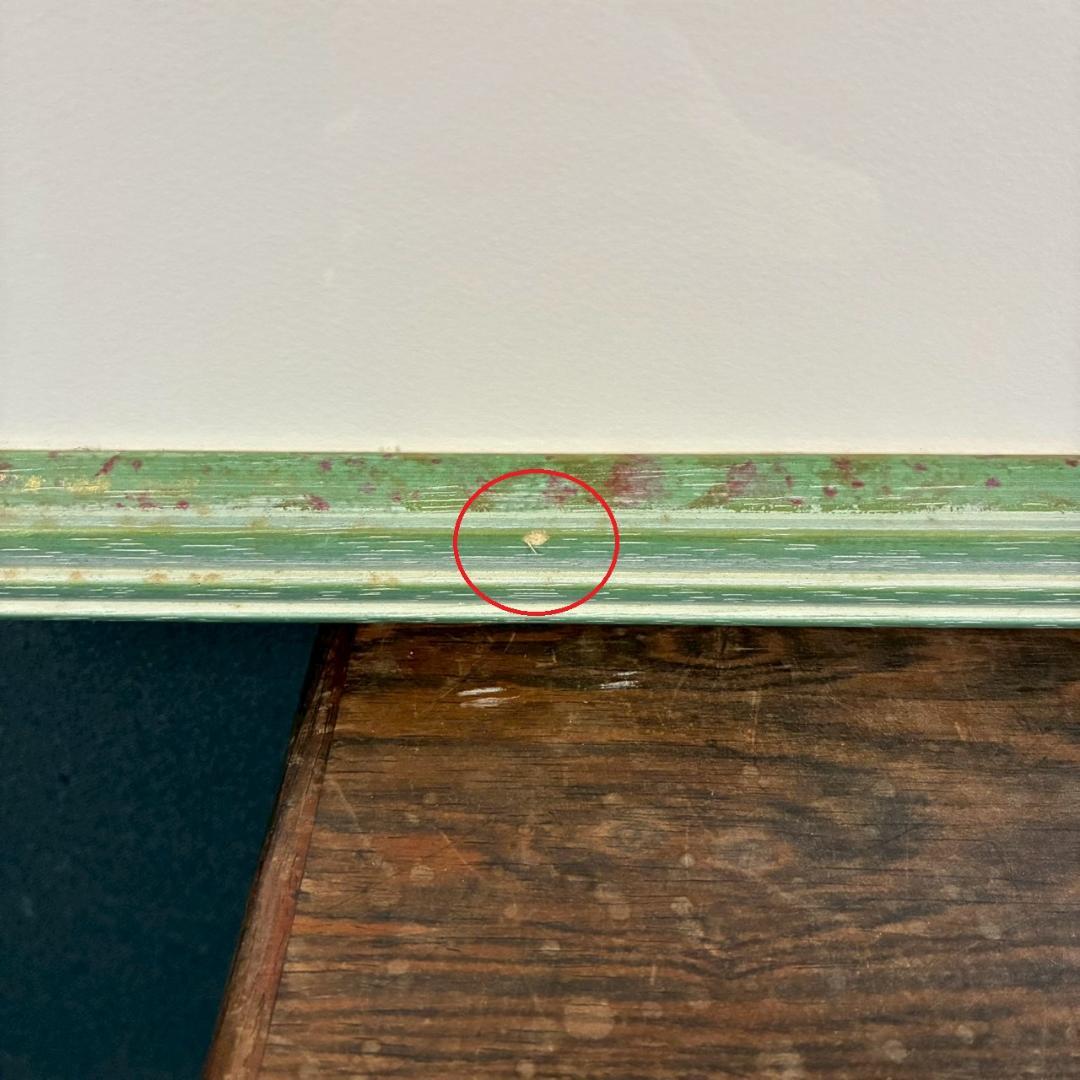 美品 奥津国道「クリークの小さな橋」ジクレー 直筆サイン入 作品保証書有 額装