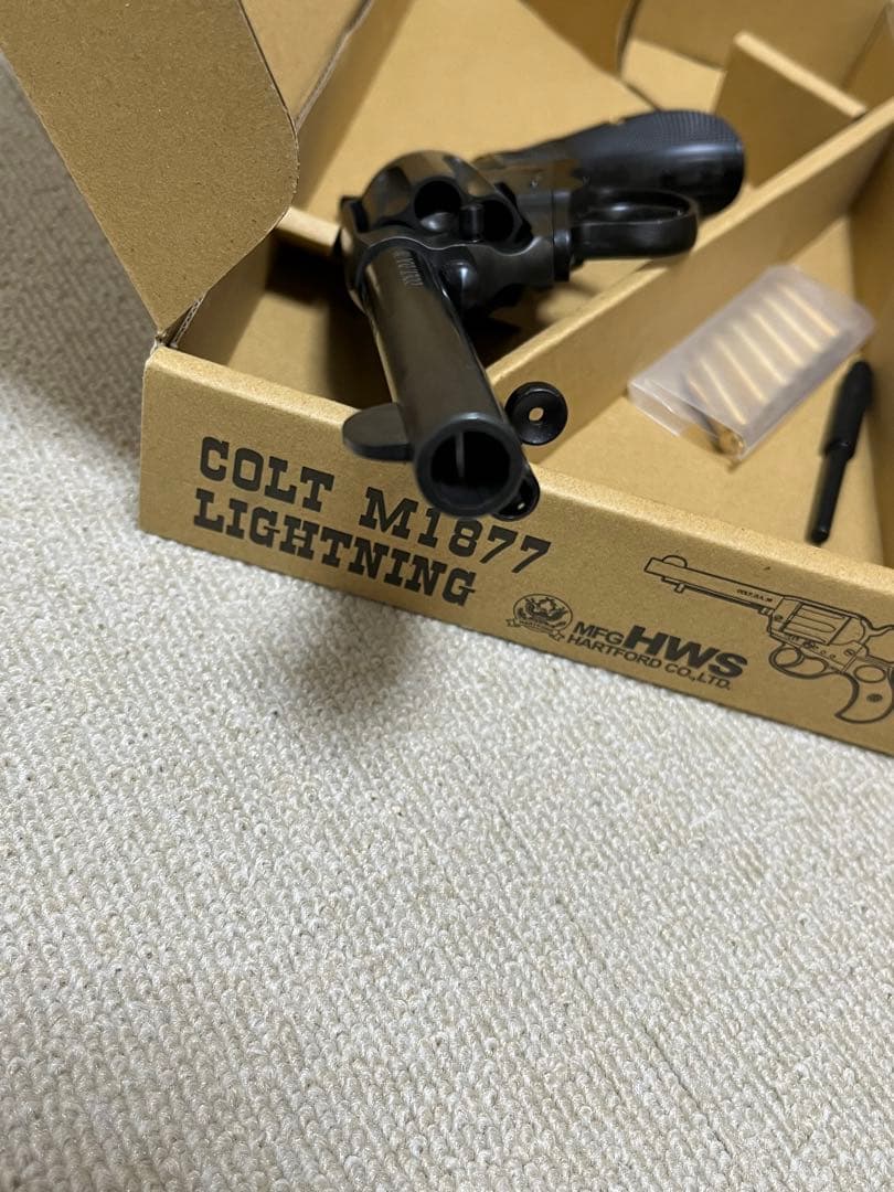 HWS製　コルト M1877 ライトニングリボルバー モデルガン