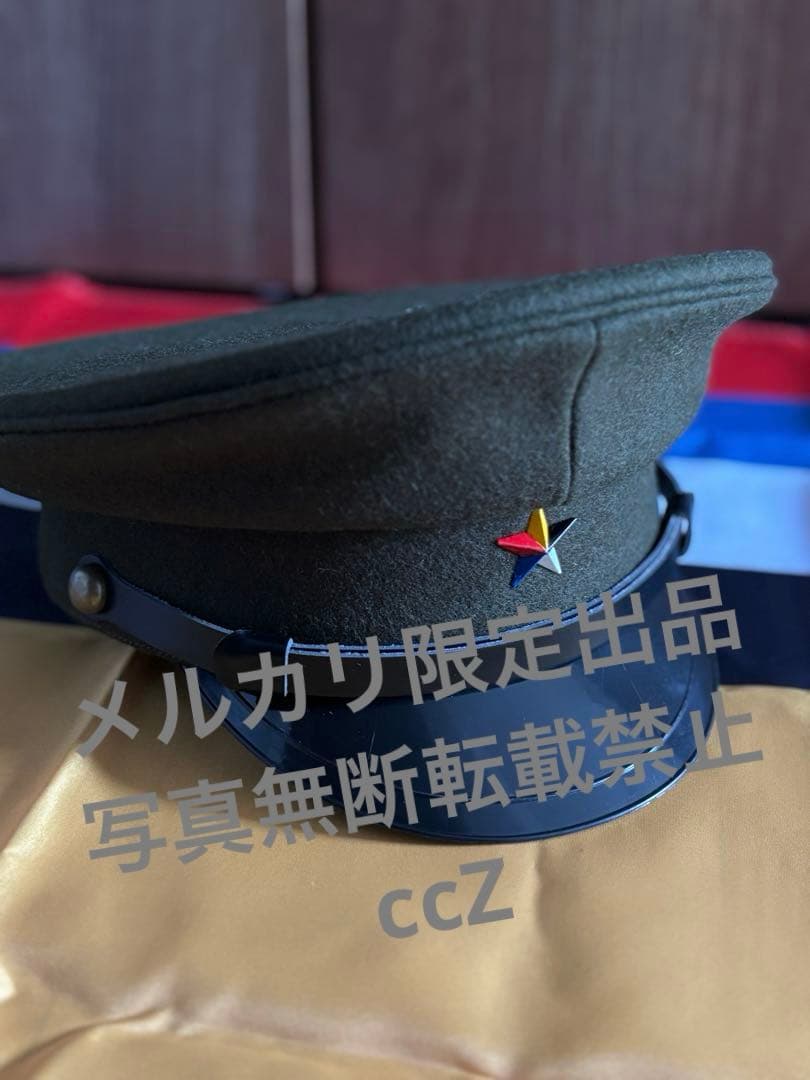 満州国軍　将校　ウール製　制帽　精密復刻版