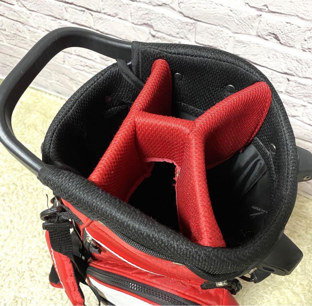 Srixon 赤 キャディバッグ スタンド式