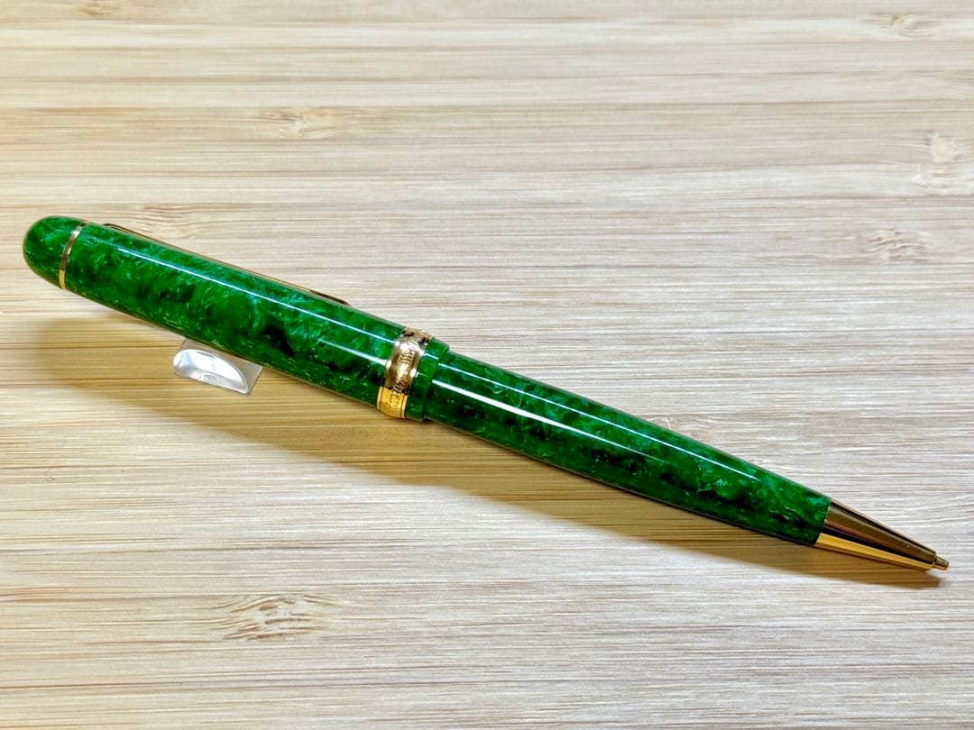 【美品】 プラチナ万年筆 3776センチュリー セルロイド シャープペンシル 緑