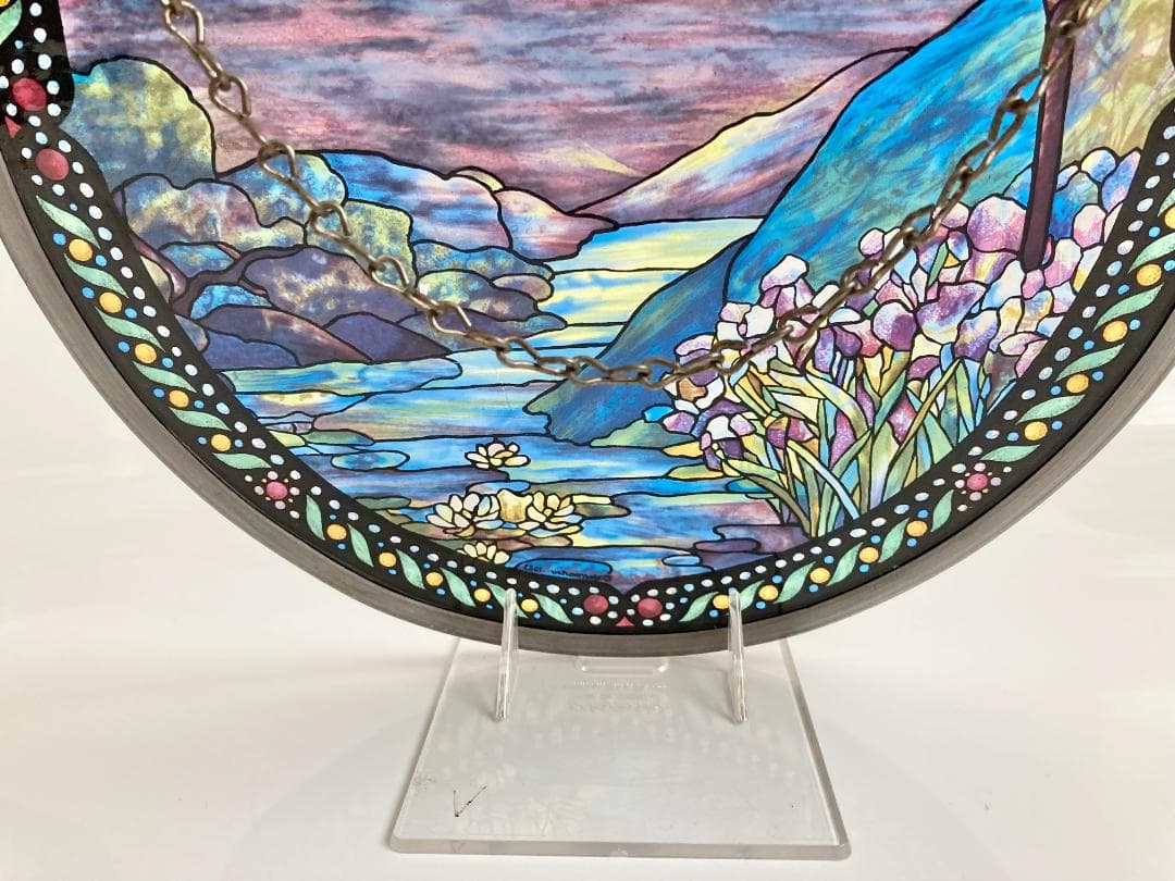 自然の風景 ステンドグラス グラスマスターズ ランドスケープ 円形