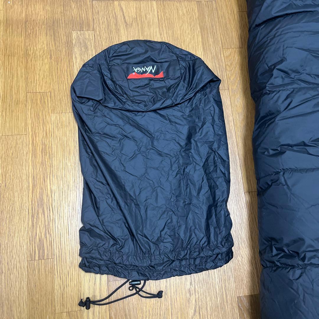 NANGA ナンガ オーロラ 900DX ブラック レギュラーサイズ 保存袋付き