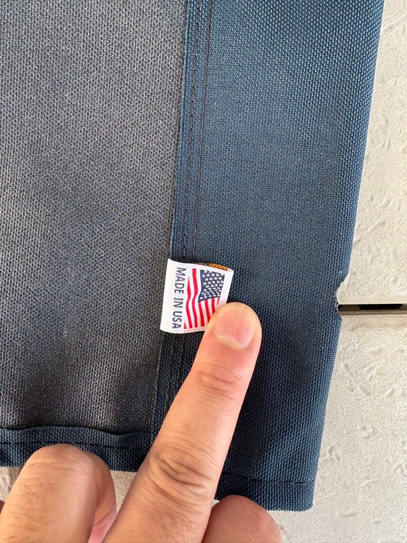 【新品未使用】カーミットチェア用シート　2組セット　黒&ネイビー