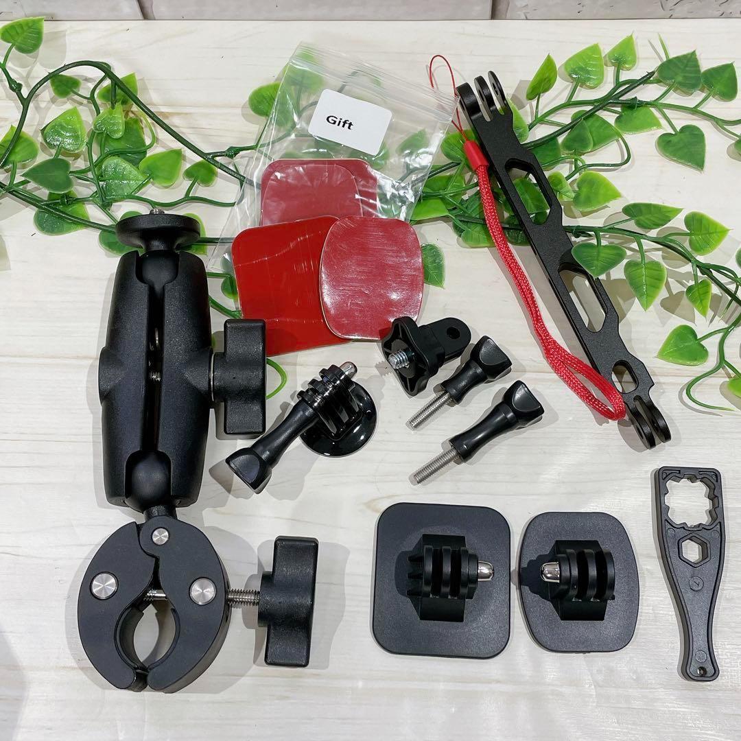 ☆GoPro 用 360°回転 クロークランプマウント サイクリング 自転車