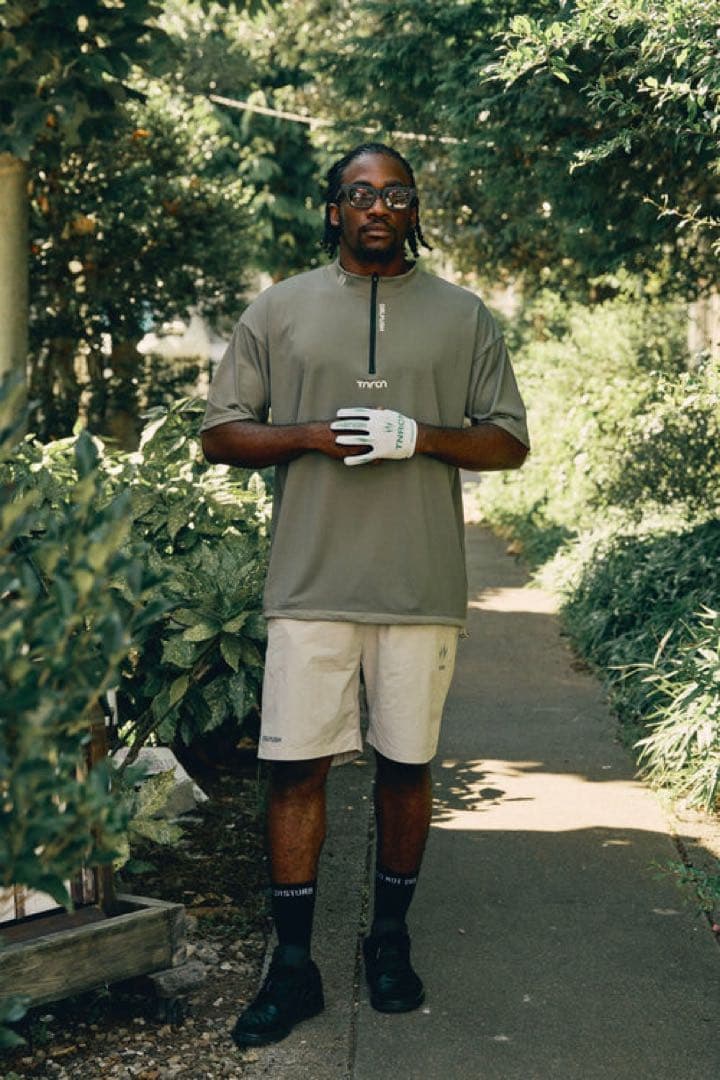 TNRCN EVERCORE HALF-ZIP TEE サイズL