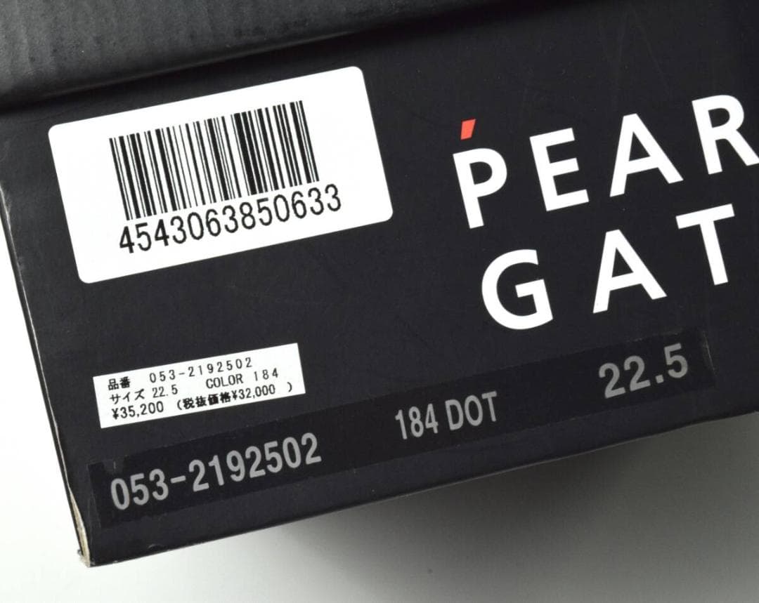 未使用3.5万 パーリーゲイツ ゴルフシューズ 22.5 迷彩ドット レディース