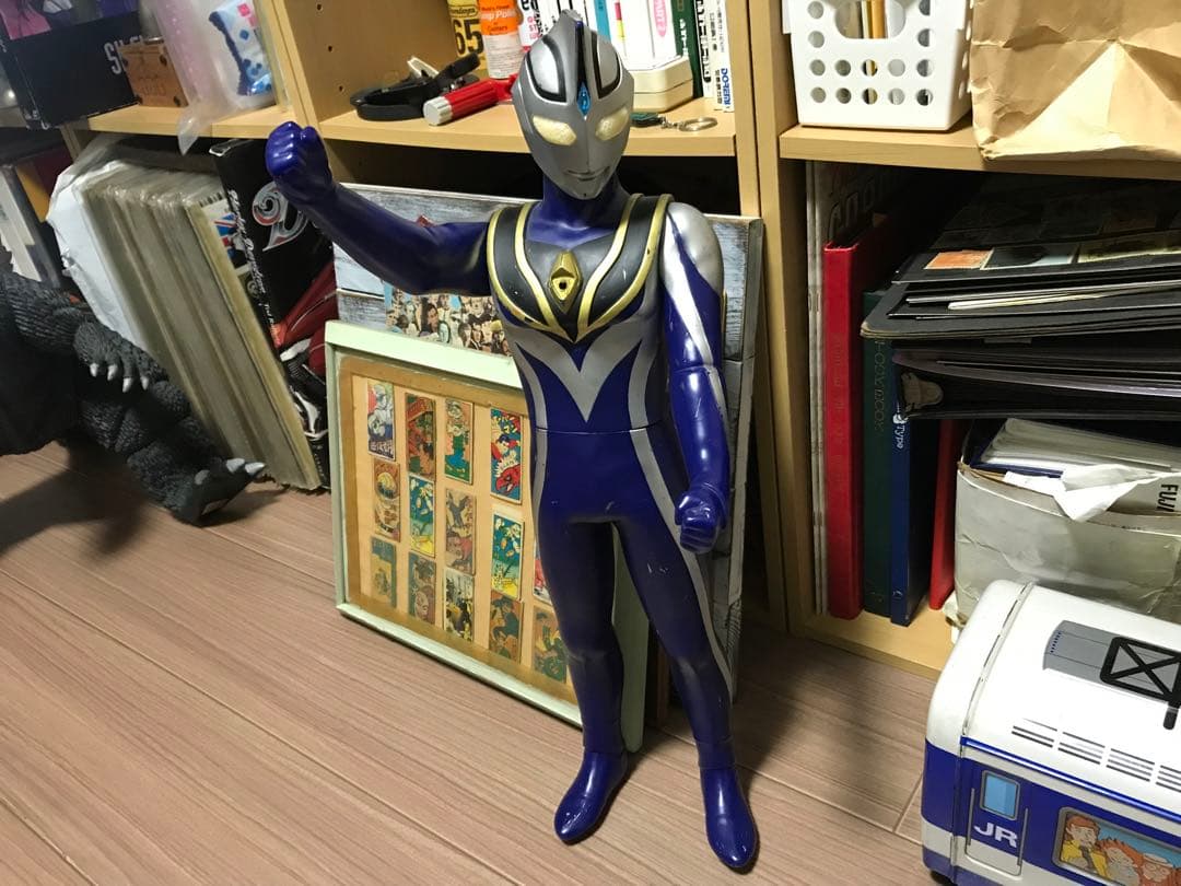ウルトラマン アグル身長巨大な50cmソフビバンダ日本製です