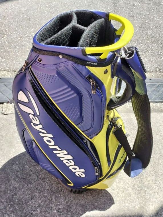 TaylorMade キャディバッグ 青/黄色