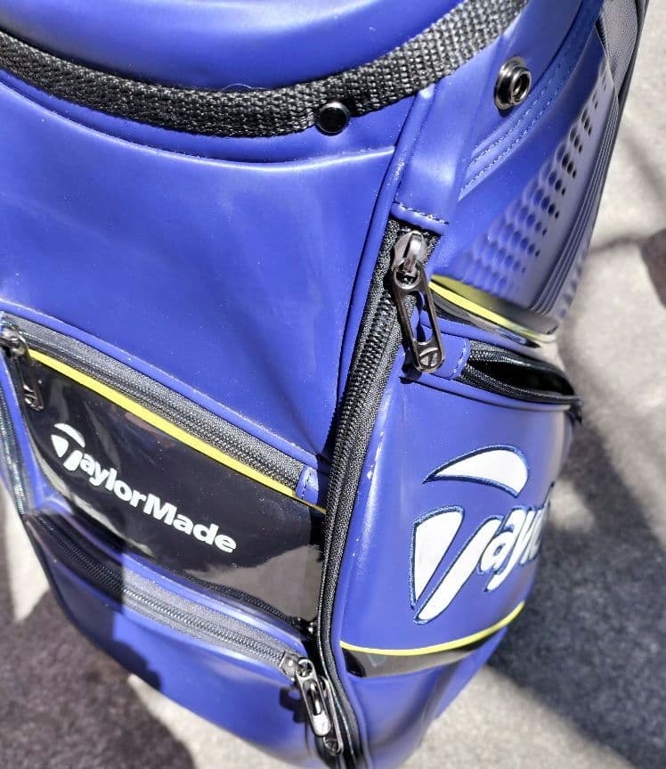 TaylorMade キャディバッグ 青/黄色